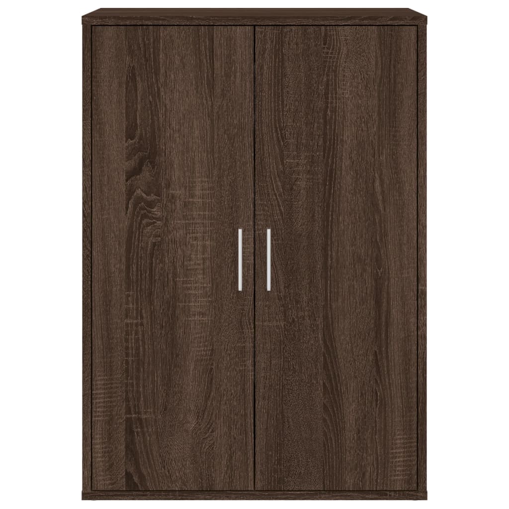 Credenze 2 pz Rovere Marrone 60x31x84 cm in Legno Multistrato 3276573