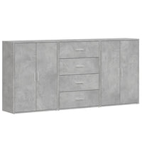 Credenze 3 pz Grigio Cemento 60x31x84 cm in Legno Multistrato 3276577