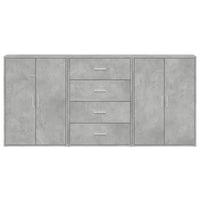 Credenze 3 pz Grigio Cemento 60x31x84 cm in Legno Multistrato 3276577