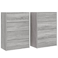Credenze 2 pz Grigio Sonoma 60x31x84 cm in Legno Multistrato 3276586
