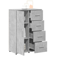 Credenze 2 pz Grigio Cemento 60x31x84 cm in Legno Multistrato 3276591