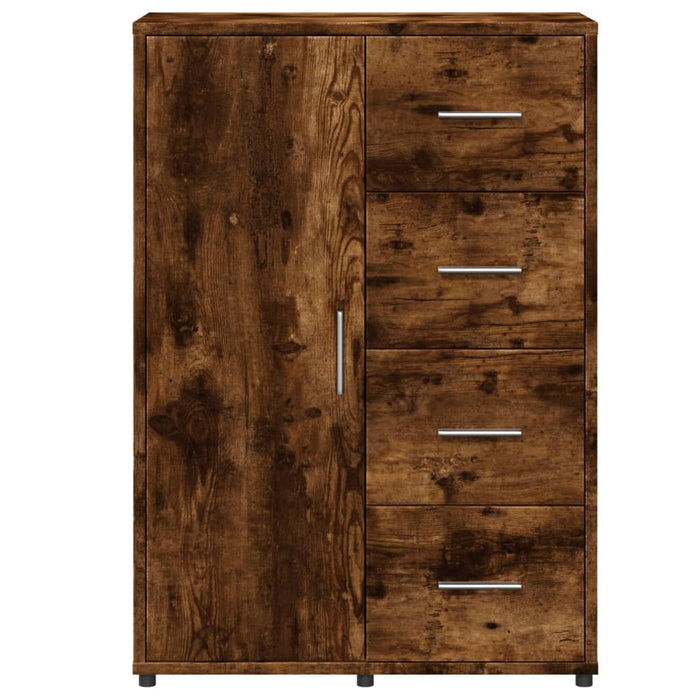 Credenza buffet cassettiera mobile contenitore organizer cucina soggiorno soggiorni set da 2 60 x 31 x 84 cm derivati ​​del legno marrone 02_0036742
