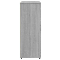 Credenze 2 pz Grigio Sonoma 60x31x84 cm in Legno Multistrato