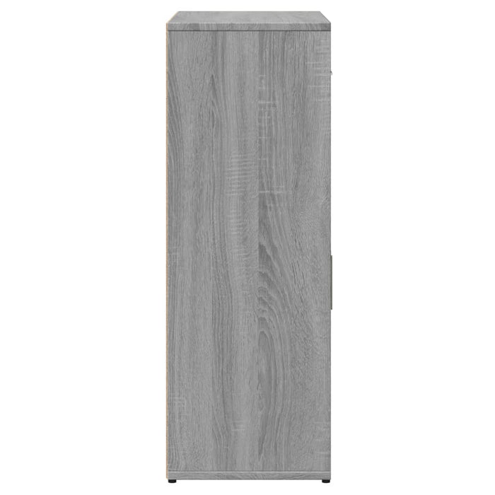 Credenze 2 pz Grigio Sonoma 60x30x84 cm in Legno Multistrato 3276600