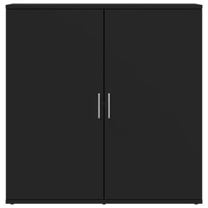 Credenze 2 pz Nere 79x38x80 cm in Legno Multistrato 3276603