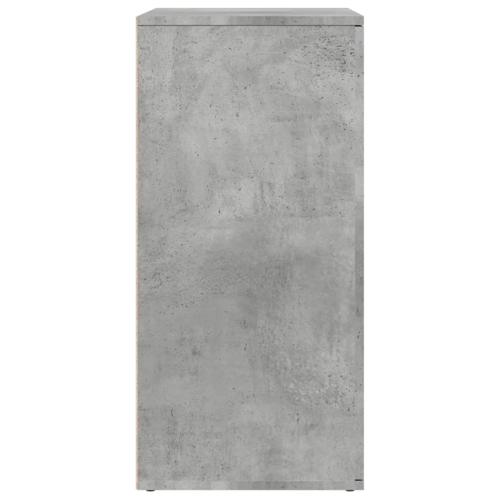 Credenze 2 pz Grigio Cemento 79x38x80 cm in Legno Multistrato 3276605