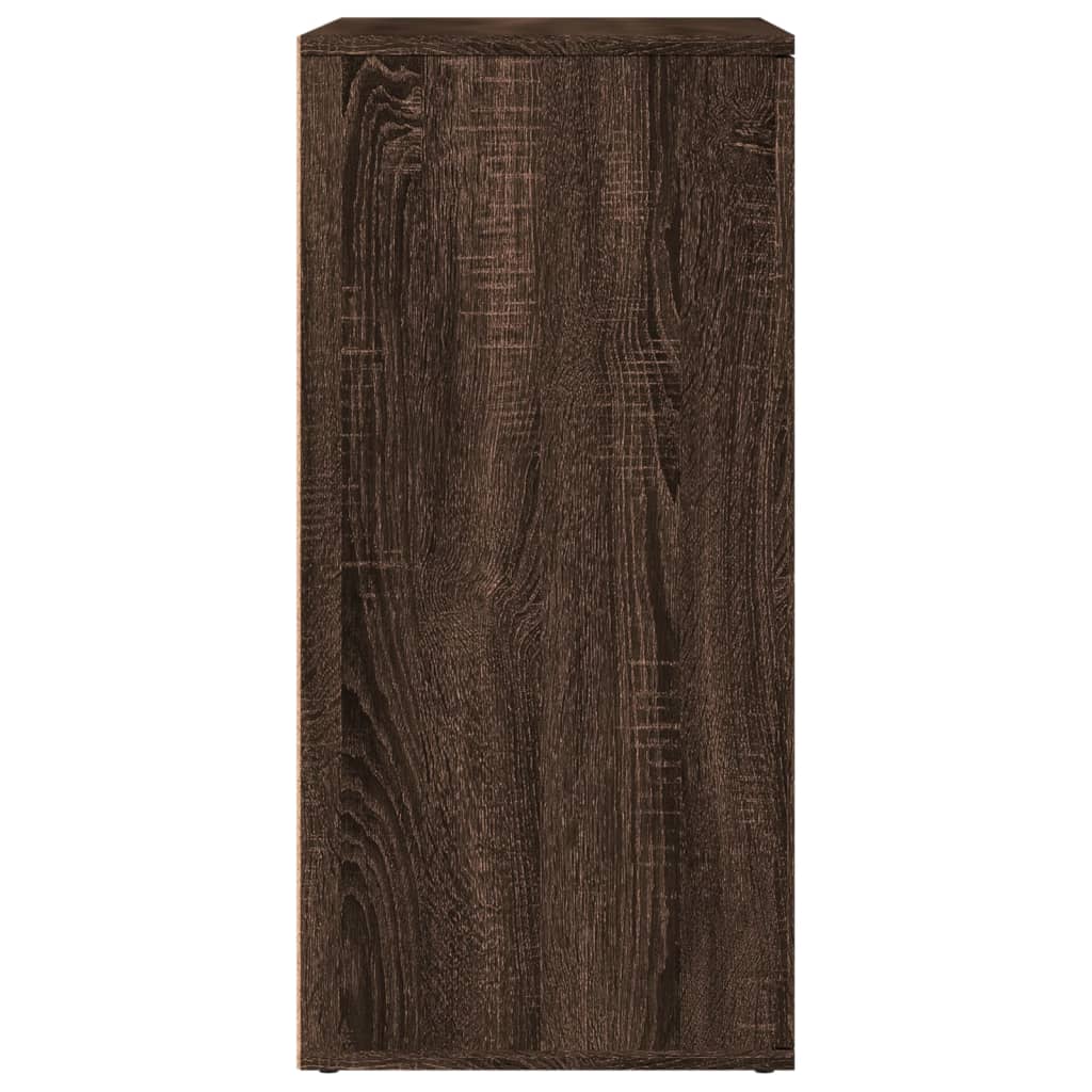 Credenze 2 pz Rovere Marrone 79x38x80 cm in Legno Multistrato 3276608