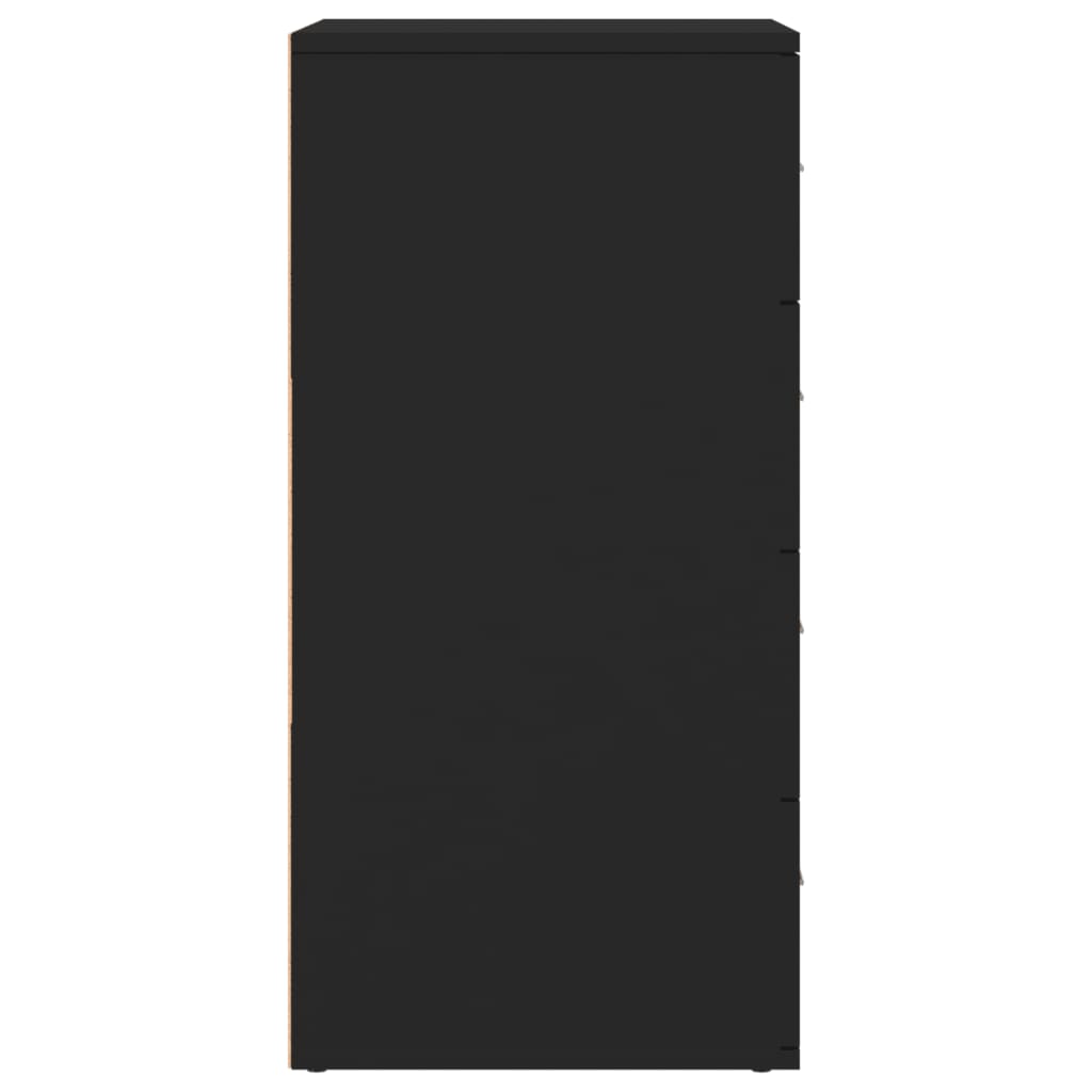 Credenze 3 pz Nere in Legno Multistrato 3276610