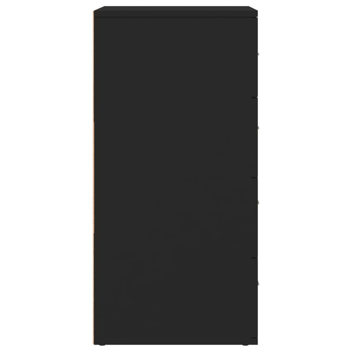 Credenze 3 pz Nere in Legno Multistrato 3276610