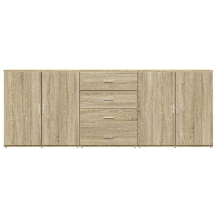 Credenze 3 pz Rovere Sonoma in Legno Multistrato 3276611