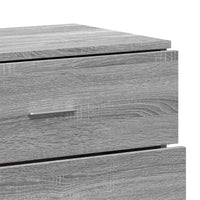 Credenze 3 pz Grigio Sonoma in Legno Multistrato 3276614