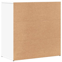 Credenze 2 pz Bianche 79x38x80 cm in Legno Multistrato 3276616