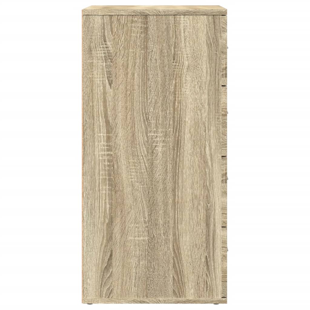 Credenze 2 pz Rovere Sonoma 60x39x80 cm in Legno Multistrato 3276625