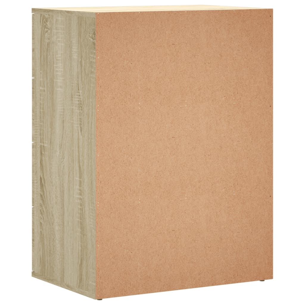 Credenze 2 pz Rovere Sonoma 60x39x80 cm in Legno Multistrato 3276625