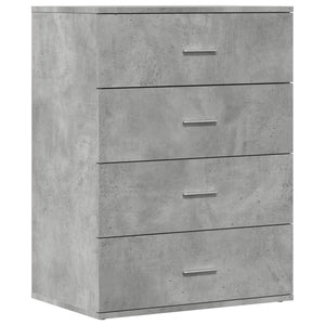 Credenze 2 pz Grigio Cemento 60x39x80 cm in Legno Multistrato 3276626