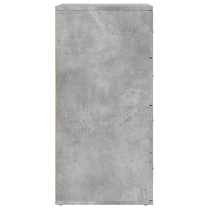 Credenze 2 pz Grigio Cemento 60x39x80 cm in Legno Multistrato 3276626