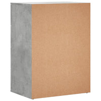 Credenze 2 pz Grigio Cemento 60x39x80 cm in Legno Multistrato 3276626