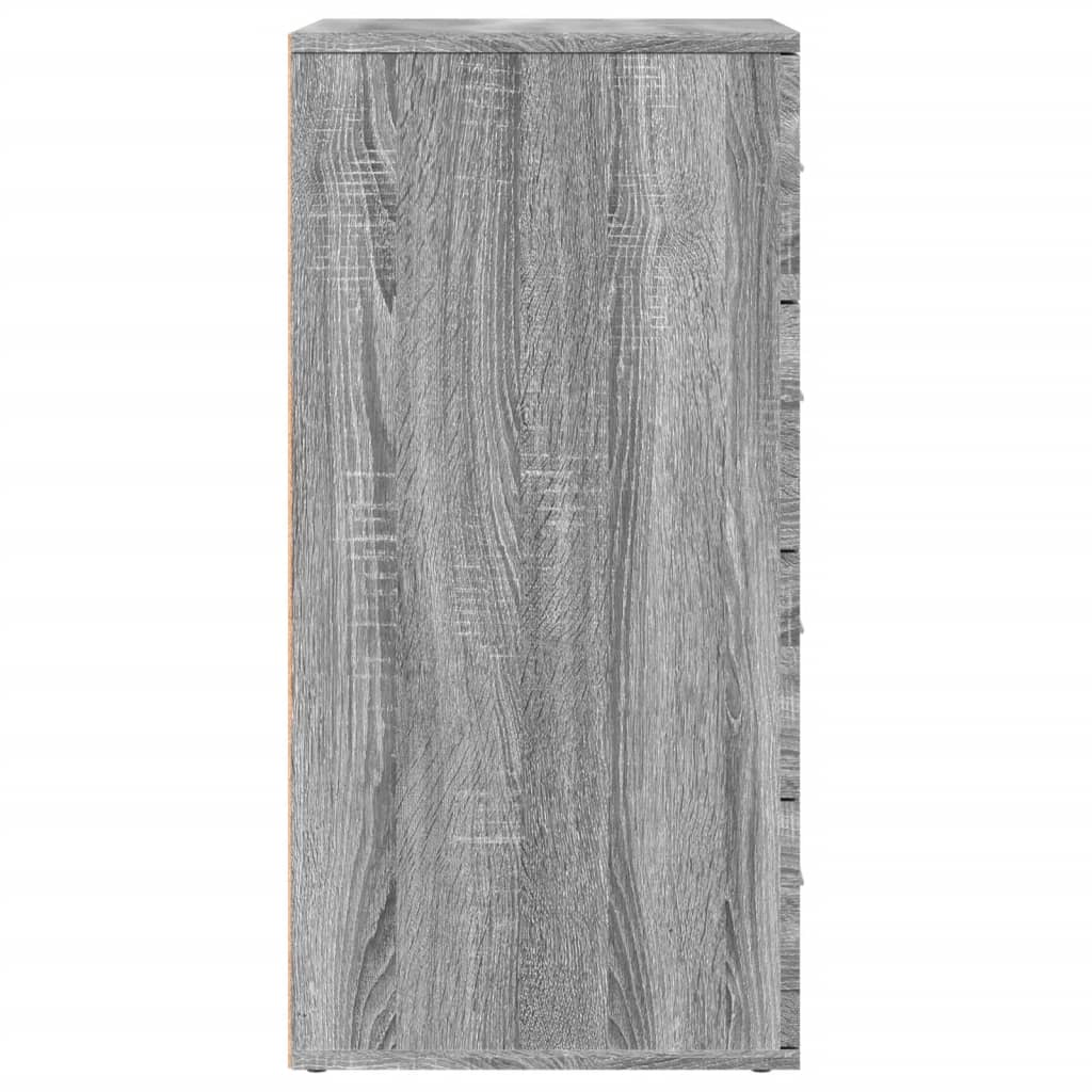 Credenze 2 pz Grigio Sonoma 60x39x80 cm in Legno Multistrato 3276628