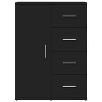 Credenze 2 pz Nere 59x39x80 cm in Legno Multistrato 3276631