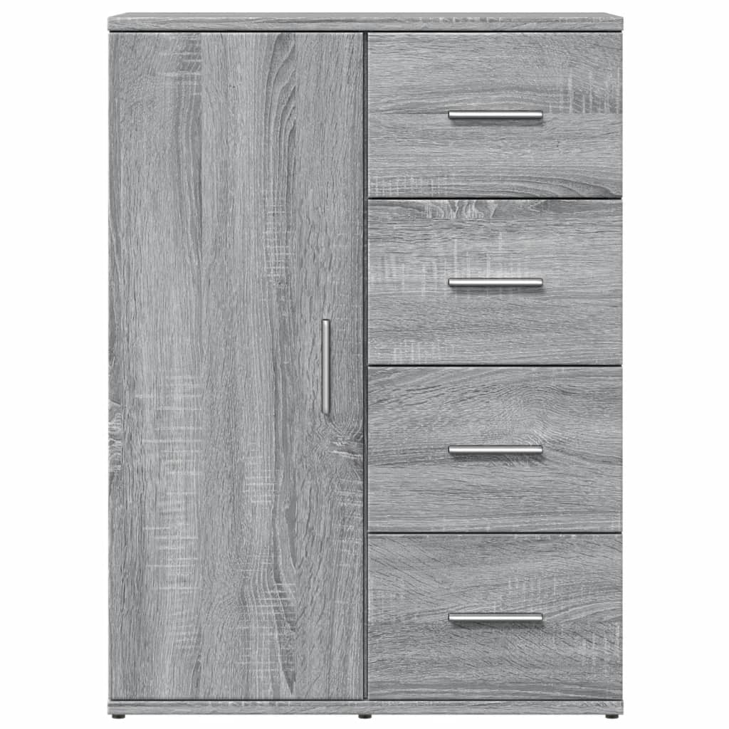 Credenze 2 pz Grigio Sonoma 59x39x80 cm in Legno Multistrato 3276635