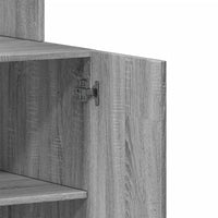 Mobile da Cucina Grigio Sonoma 60x50x180cm in Legno Multistrato 3276642