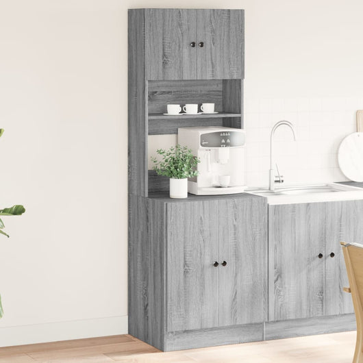 Mobile da Cucina Grigio Sonoma 60x50x180cm in Legno Multistrato 3276642