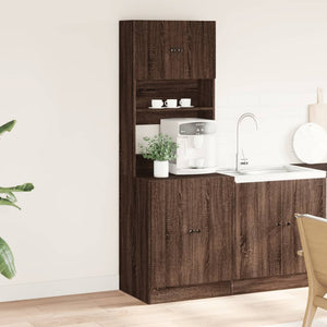 Mobile da Cucina Rovere Marrone 60x50x180 cm Legno Multistrato 3276643