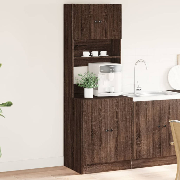 Mobile da Cucina Rovere Marrone 60x50x180 cm Legno Multistrato 3276643