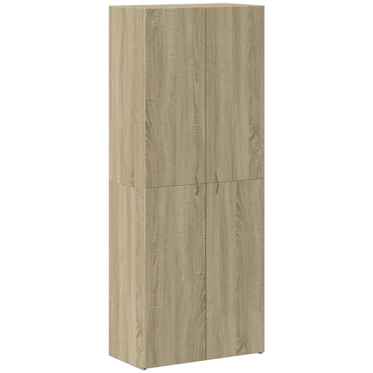 Schedario Rovere Sonoma 60x32x153 cm in Truciolato 3276646