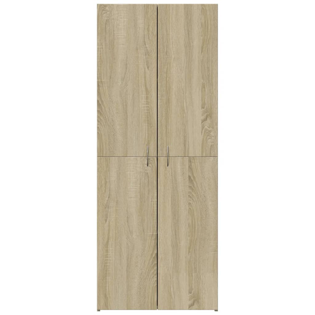 Schedario Rovere Sonoma 60x32x153 cm in Truciolato