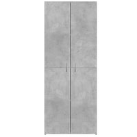 Schedario Grigio Cemento 60x32x153 cm in Truciolato