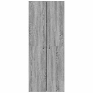 Schedario Grigio Sonoma 60x32x153 cm in Legno Multistrato 3276649