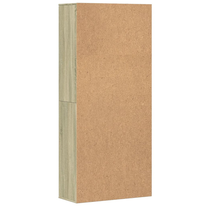 Credenza-Buffet-Armadio da cucina Rovere Sonoma 80x35x180 cm in Legno Multistrato