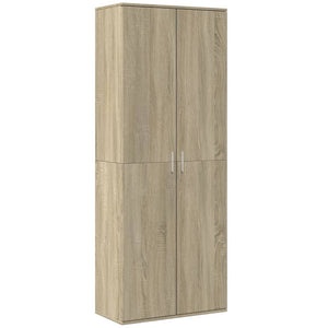vidaXL Credenza Rovere Sonoma 70x35x180 cm in Legno Multistrato