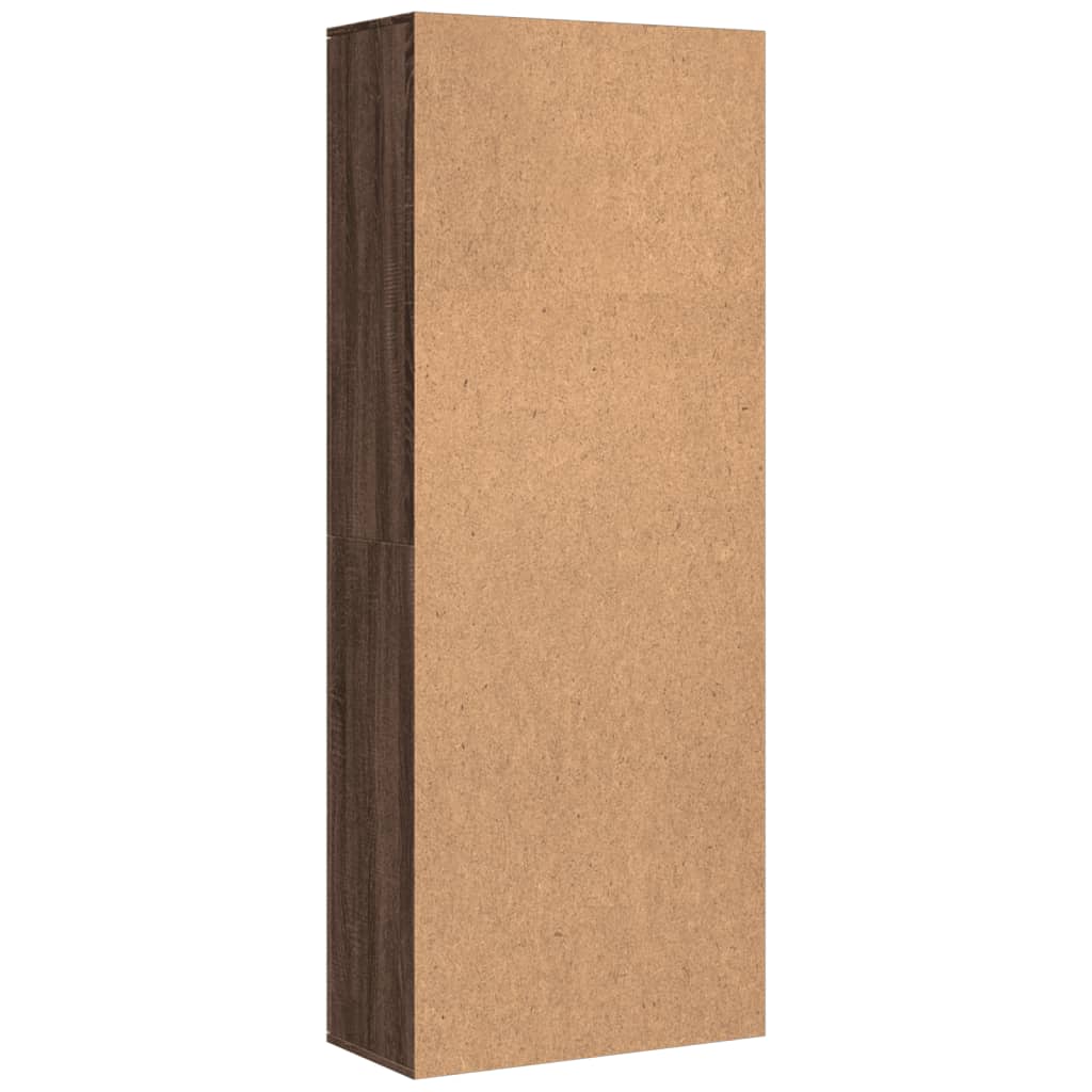 Credenza Rovere Marrone 70x35x180 cm in Legno Multistrato 3276664