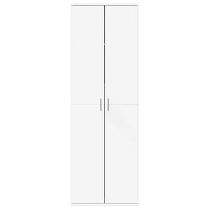 Credenza-Buffet-Armadio da cucina Bianca 60x35x180 cm in Legno Multistrato