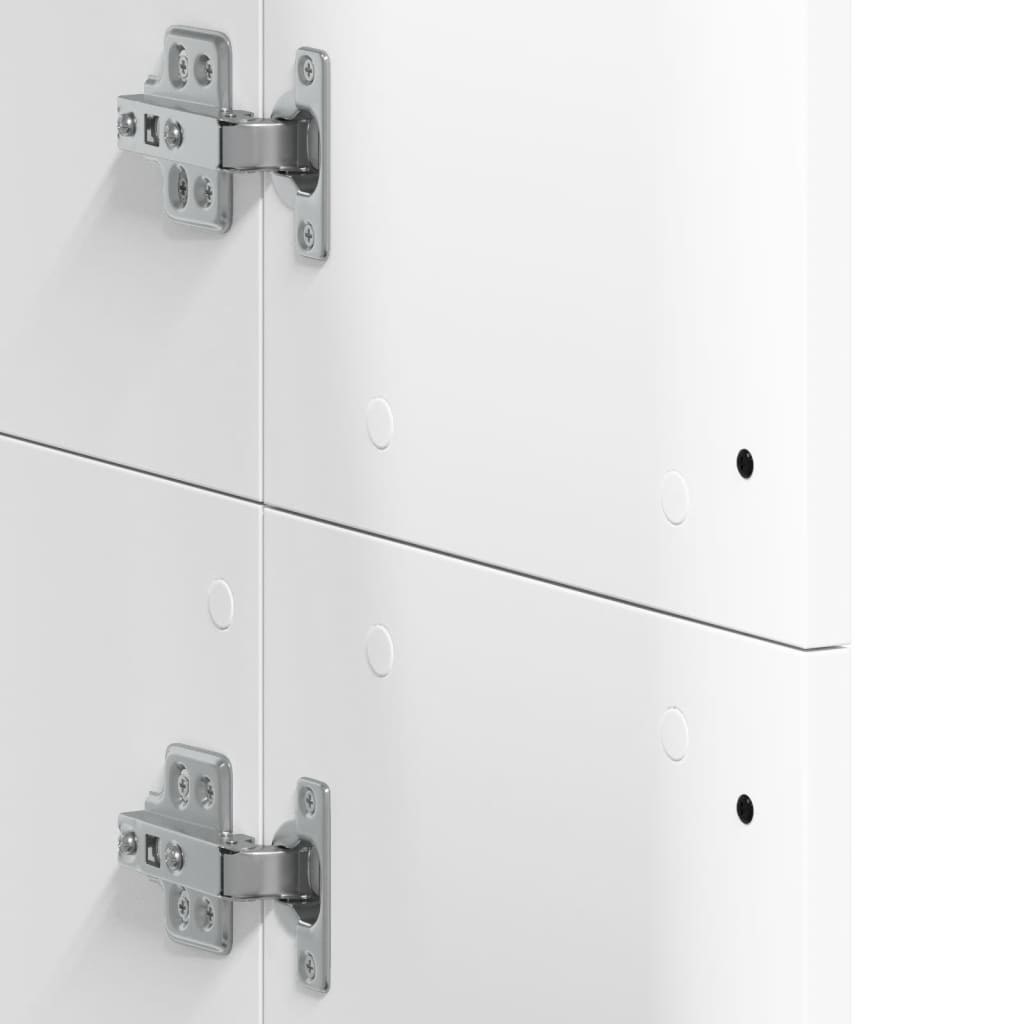 Credenza Bianca 60x35x180 cm in Legno Multistrato 3276665