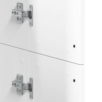 Credenza Bianca 60x35x180 cm in Legno Multistrato 3276665