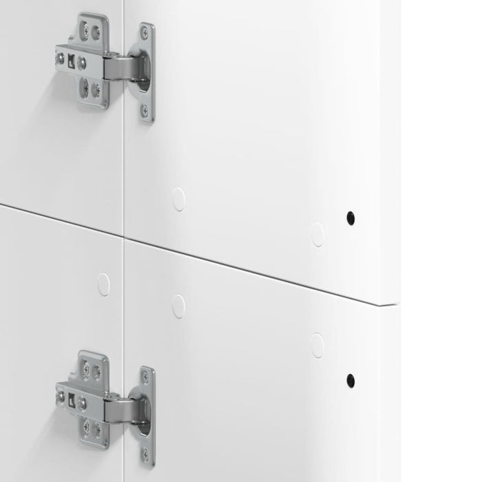 Credenza Bianca 60x35x180 cm in Legno Multistrato 3276665