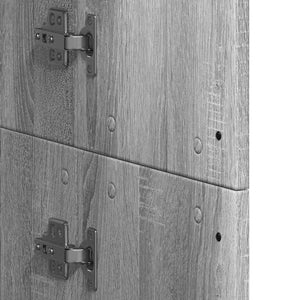 Credenza Grigio Sonoma 60x35x180 cm in Legno Multistrato 3276670