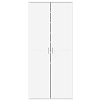 Scarpiera Bianca 80x39x178 cm in Legno Multistrato