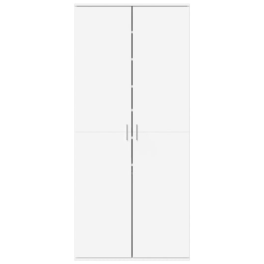 Scarpiera scarpiera mobile portaoggetti ingresso corridoio soggiorno 80 x 39 x 178 cm legno composito bianco 02_0021510