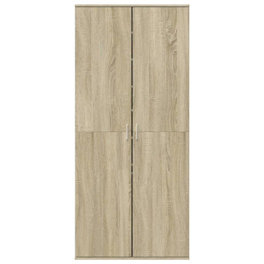 Scarpiera scarpiera mobile portaoggetti ingresso corridoio soggiorno Sonoma 80 x 39 x 178 cm legno composito marrone 02_0021737