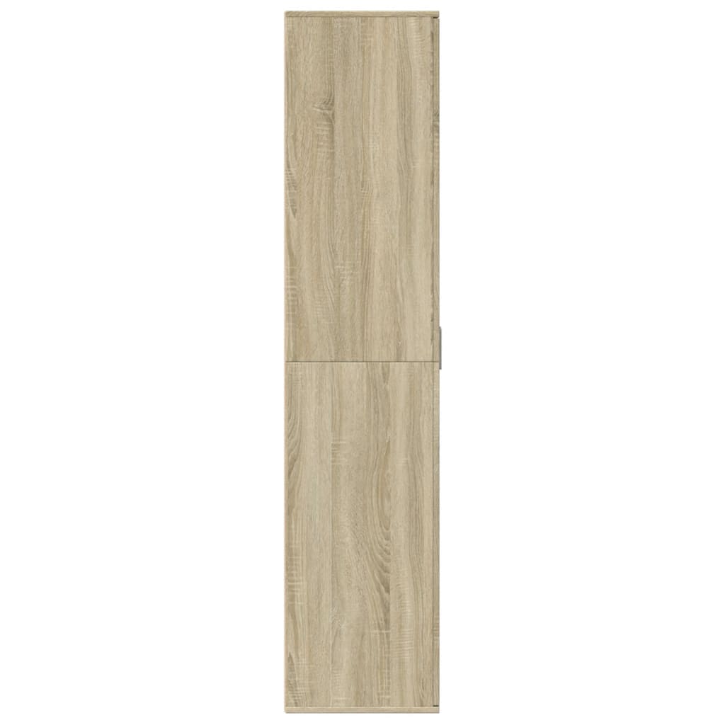 Scarpiera Rovere Sonoma 80x39x178 cm in Legno Multistrato 3276674