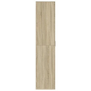 Scarpiera Rovere Sonoma 80x39x178 cm in Legno Multistrato 3276674