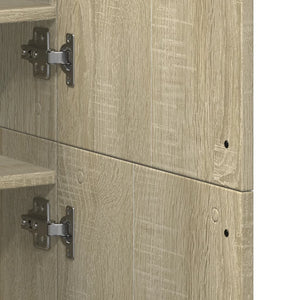 Scarpiera Rovere Sonoma 80x39x178 cm in Legno Multistrato 3276674