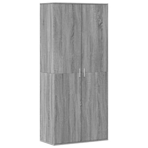 vidaXL Scarpiera Grigio Sonoma 80x39x178 cm in Legno Multistrato