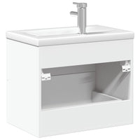 Mobile da Bagno con Lavabo da Cucina-Armadietto da bagno con Lavandino Bianco 285124