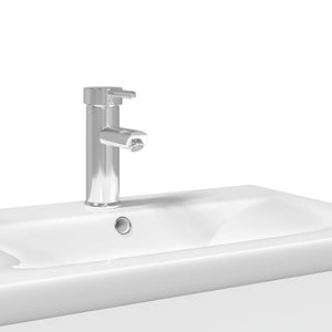 Mobile da Bagno con Lavabo da Cucina-Armadietto da bagno con Lavandino Bianco 285124