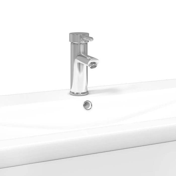 Mobile da Bagno con Lavabo da Cucina-Armadietto da bagno con Lavandino Bianco 876282